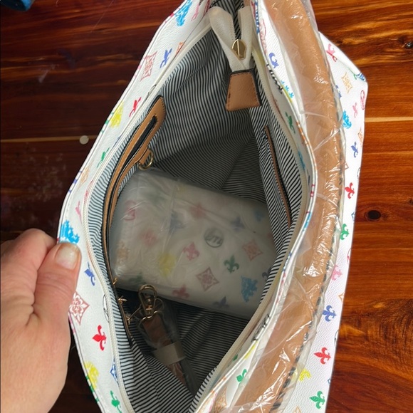 Le Miel Multicolor Patterned Women's Bag - Picture 3 of 8